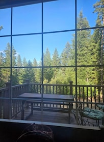 View from dining room