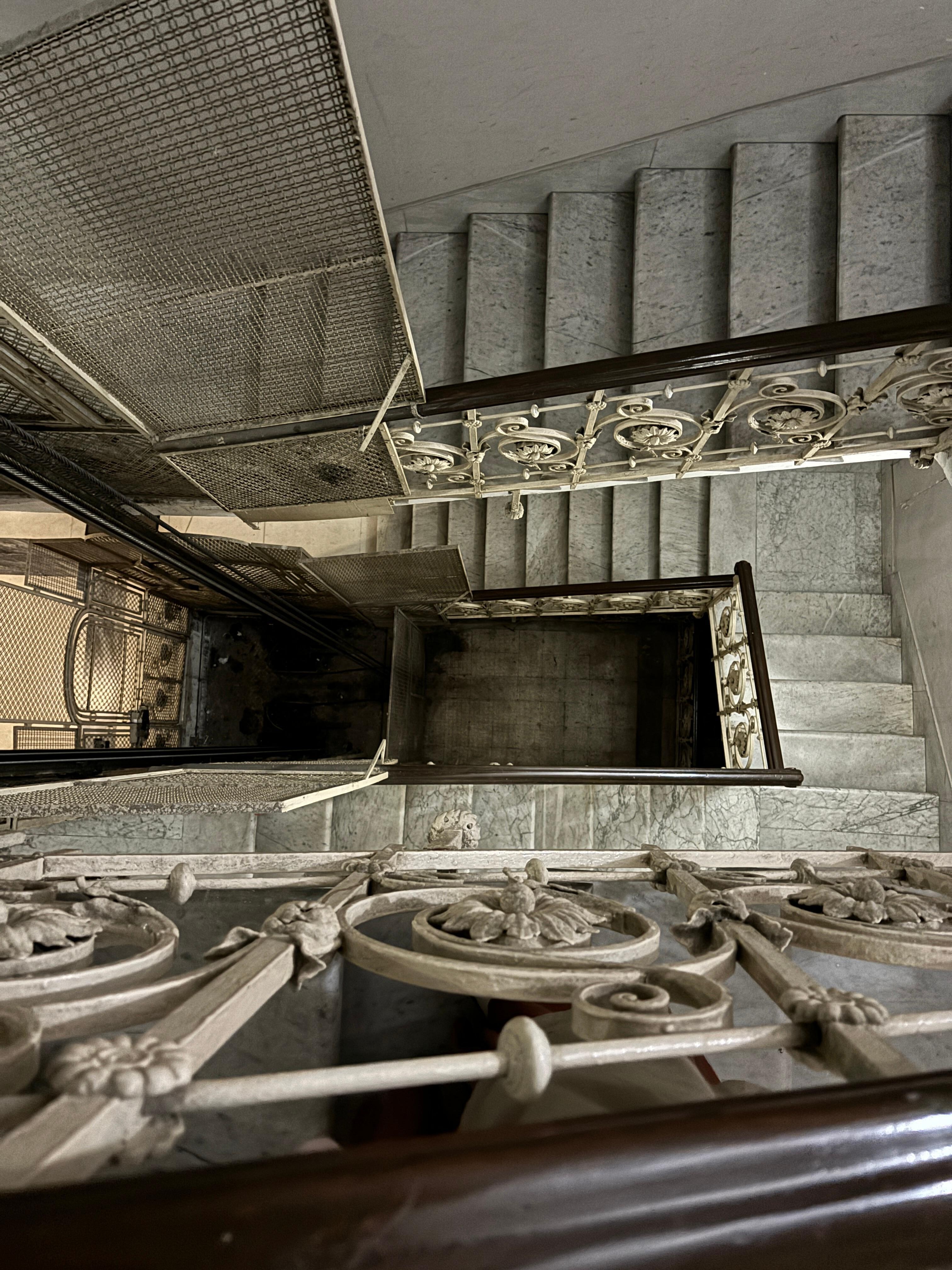 The stairwell