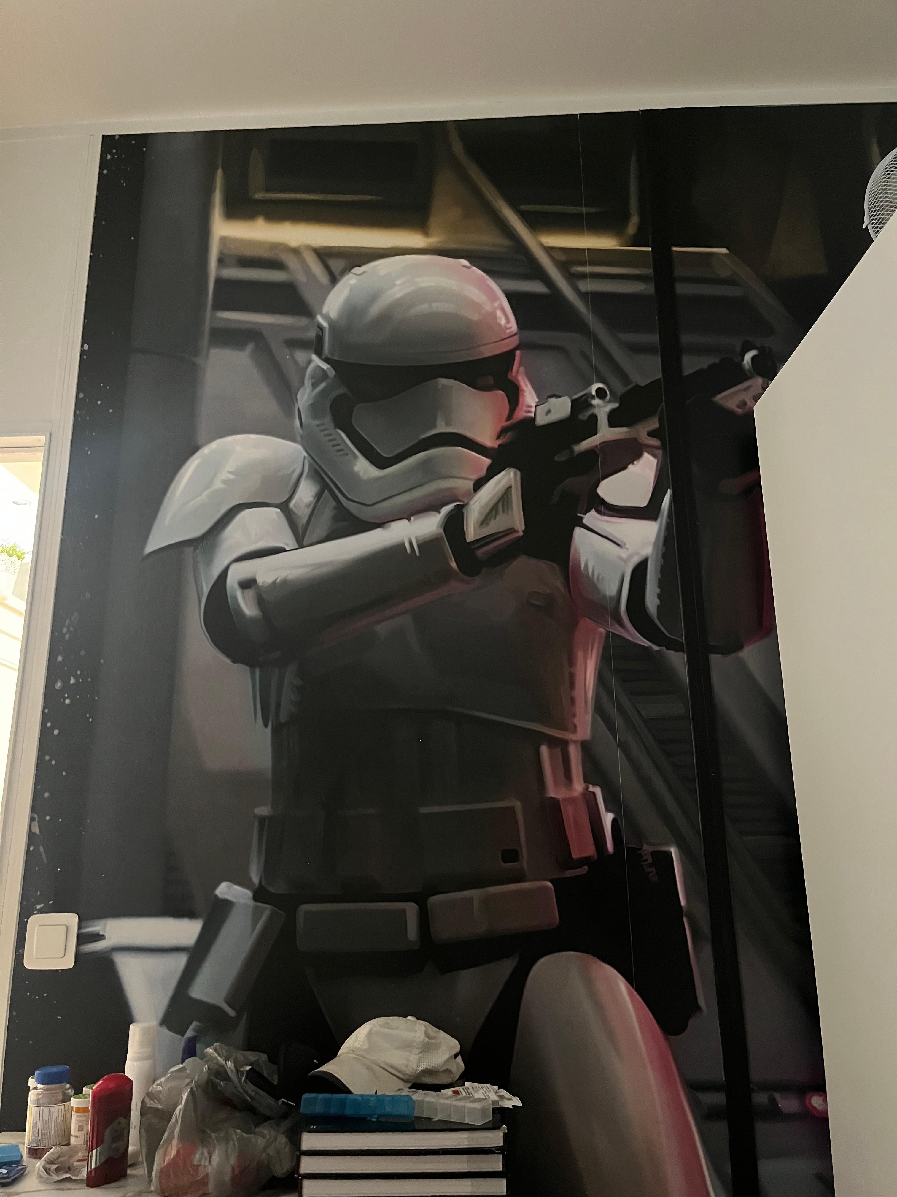 Listing was very accurate - wall graphics were so fun