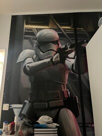 Listing was very accurate - wall graphics were so fun