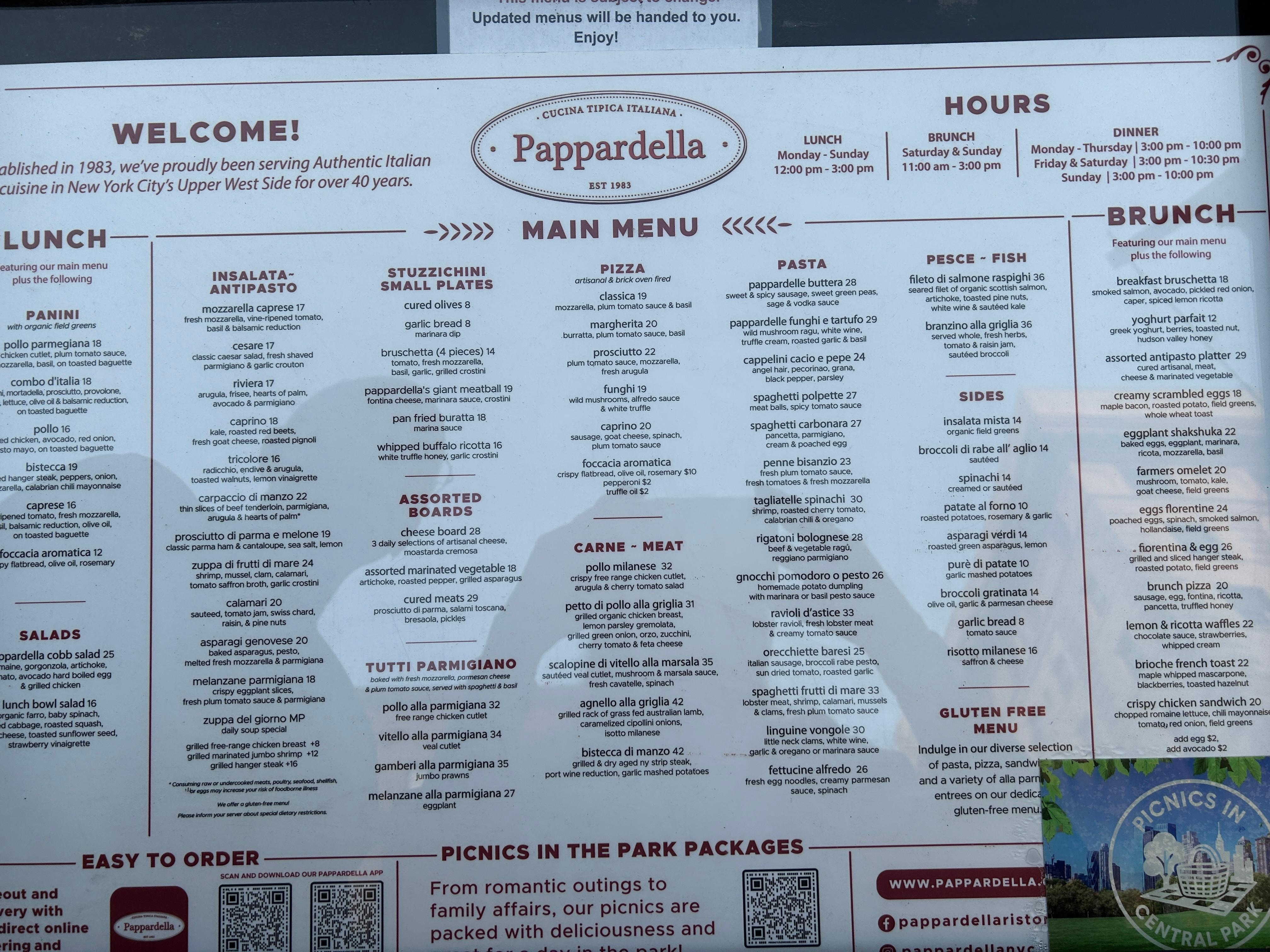 Their menu! Anything you order is delicious!