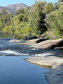 The swimming hole on the North Fork River