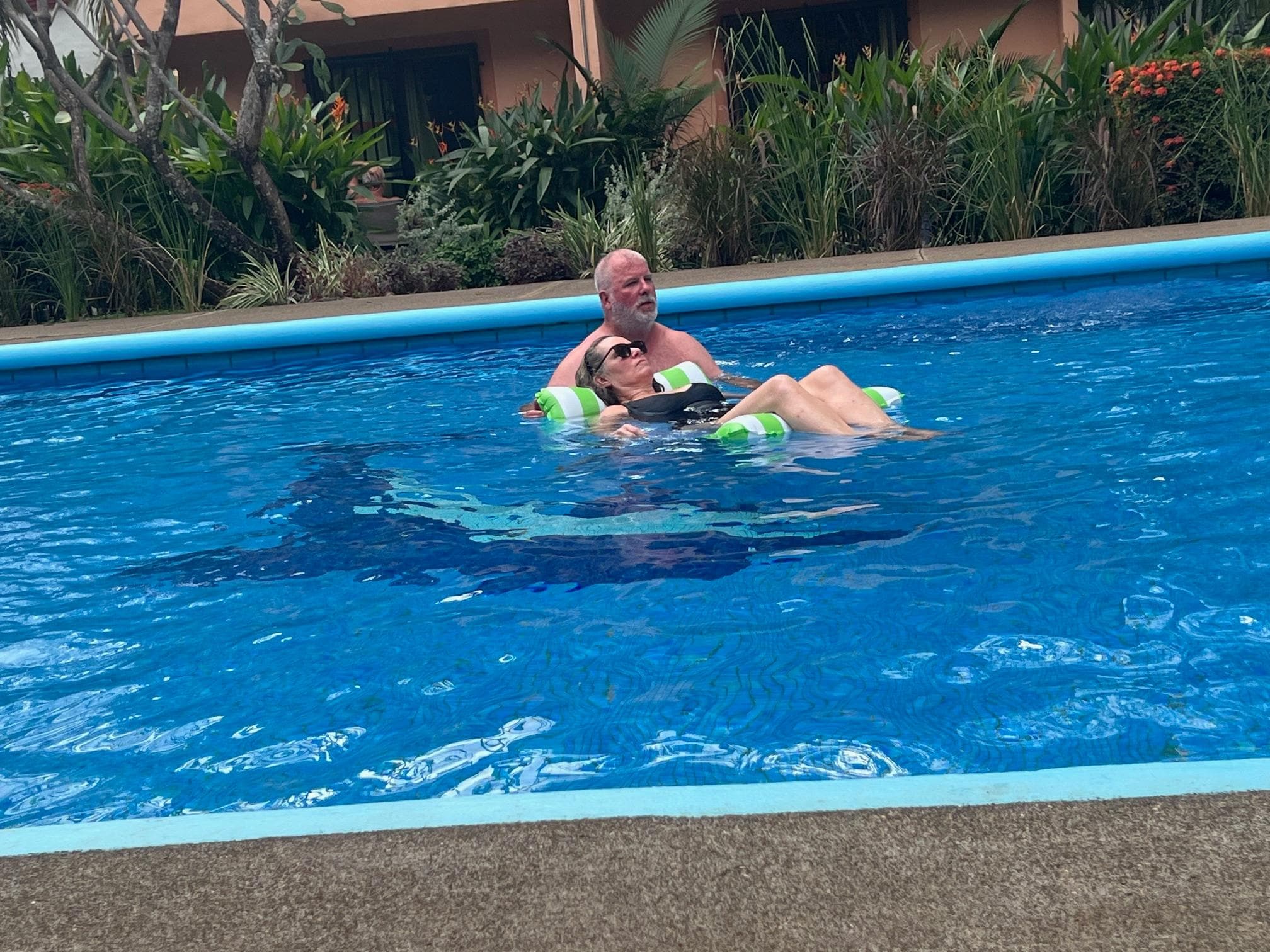 We spent lots of time enjoying the pool