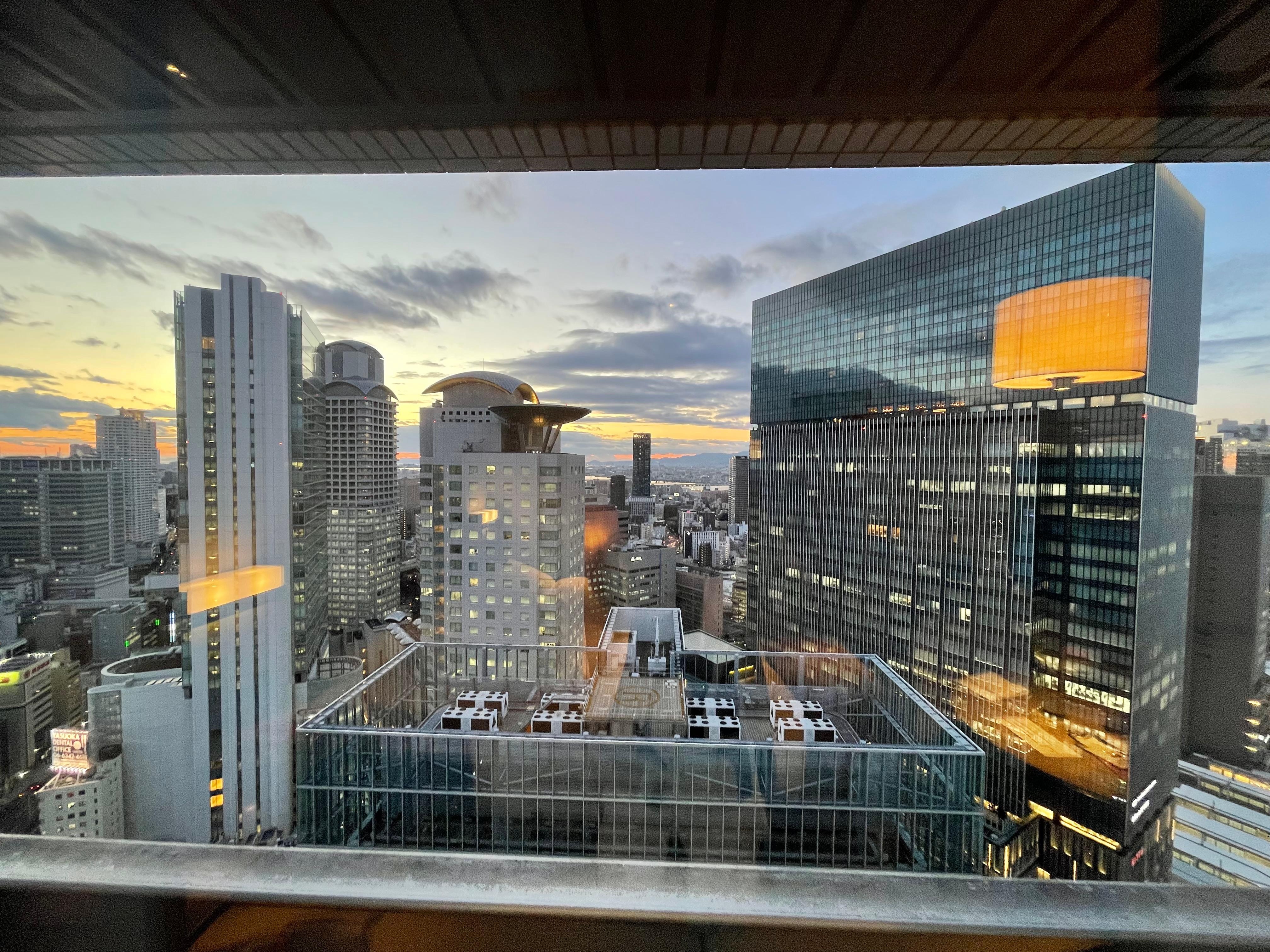 객실에서 보이는 전경