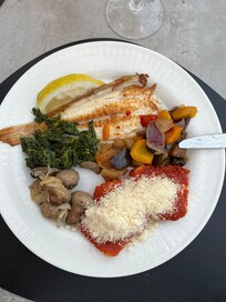 Freshly cooked fish