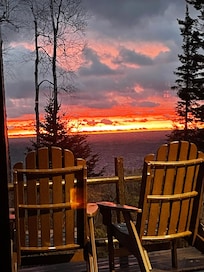 Sunrise just out the back door