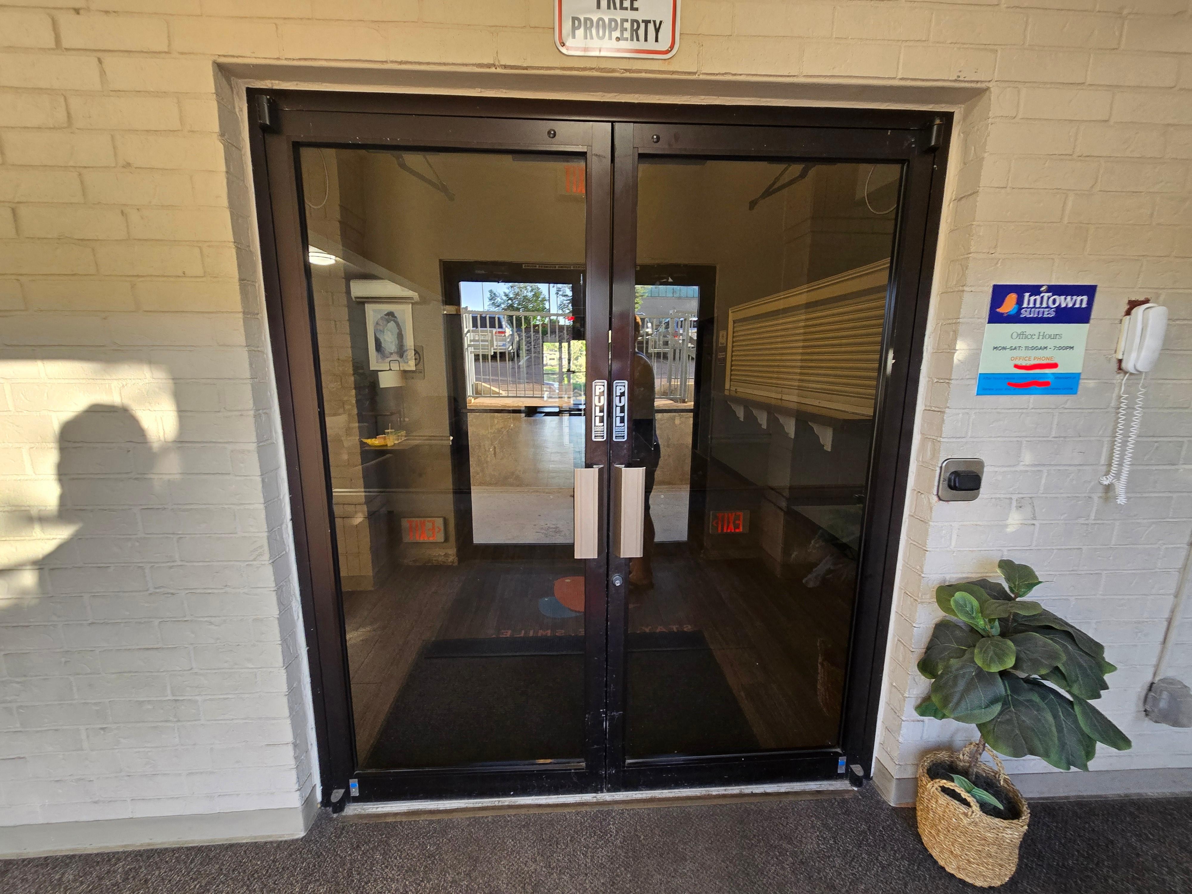 Office locked at 7pm, after hours number is no help