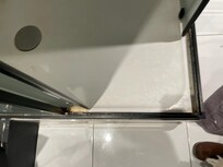 Shower grime (upon first entering apartment)