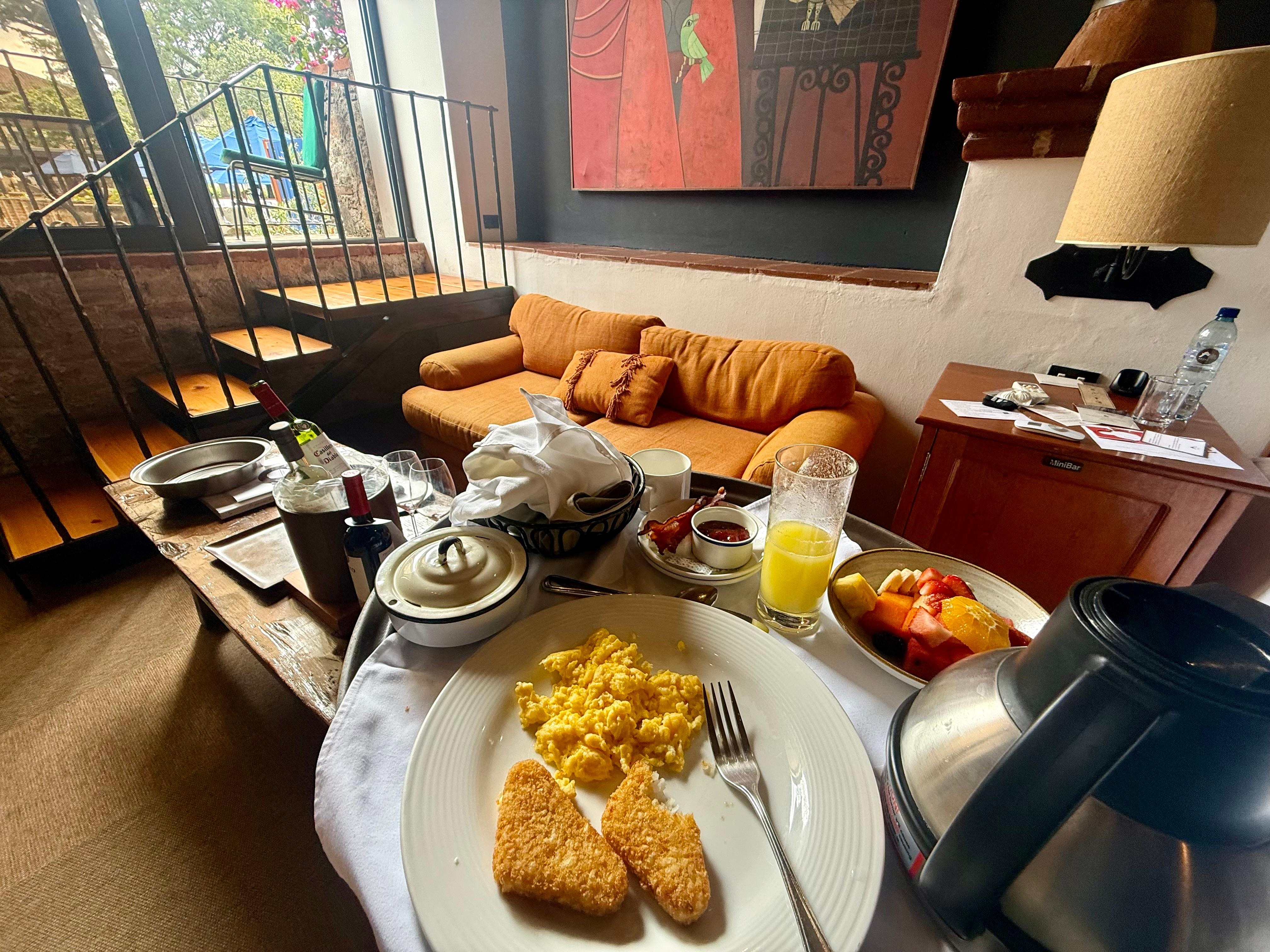 Room service available! 