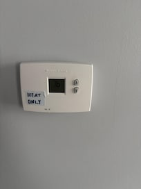 There is no central air/only a few window units (no units in two of the three bedrooms)