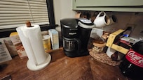 Well stocked kitchen.