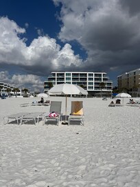 Chairs set up and ready for us!