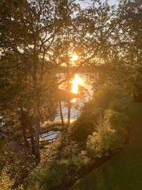 Sunset from the balcony