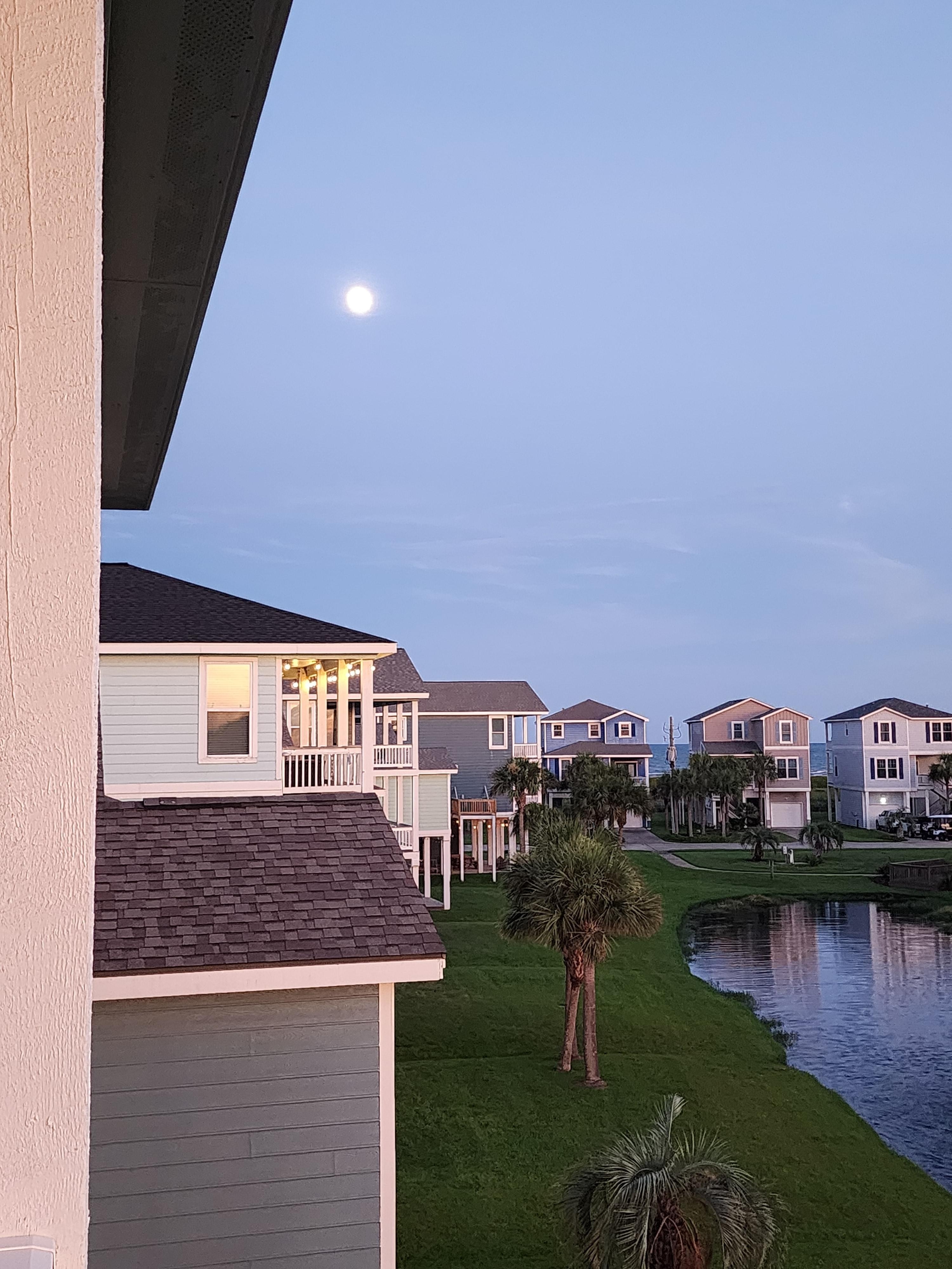 View of the Gulf of America from the balcony off the kitchen/living area.