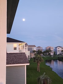 View of the Gulf of America from the balcony off the kitchen/living area.