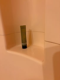 Empty shower gel