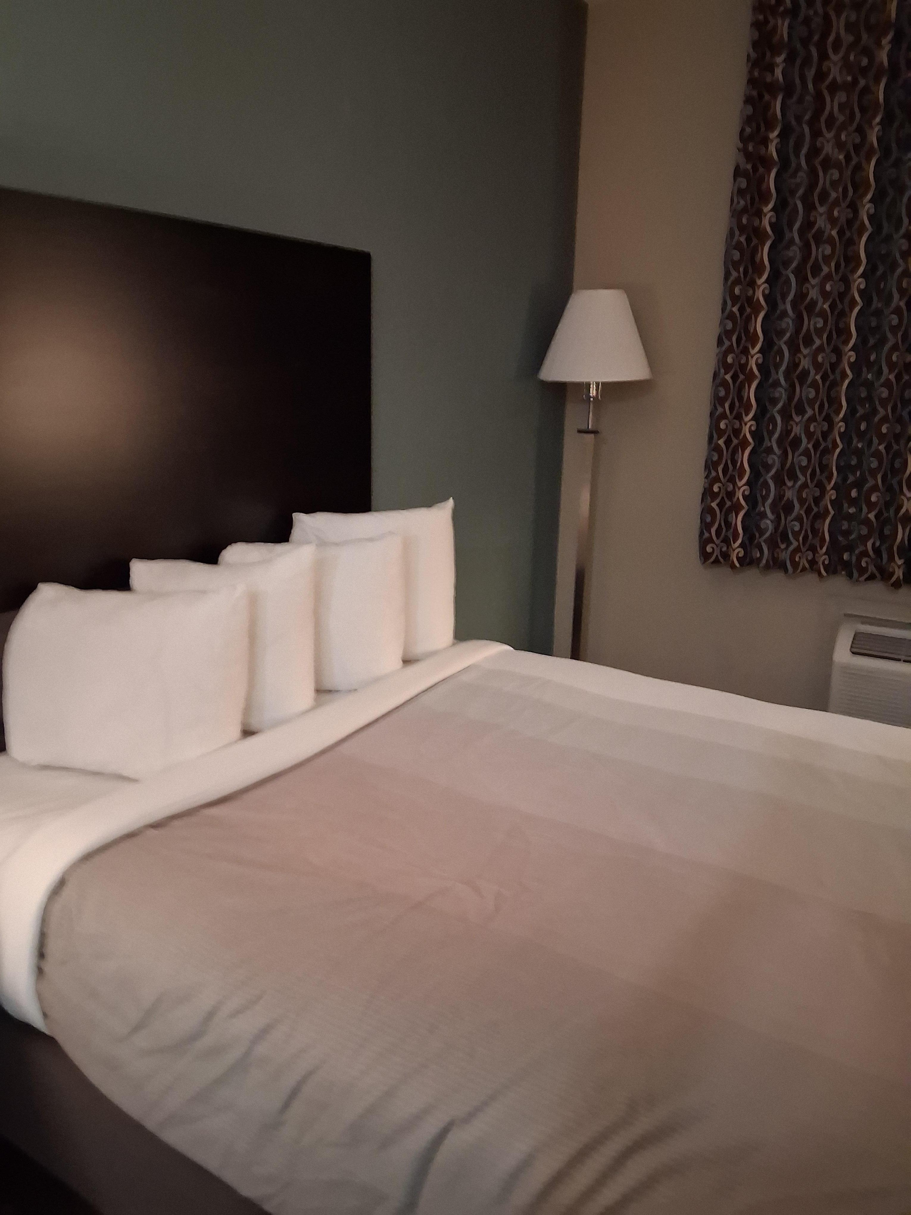 Beds are clean and attractive 