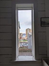 View from kitchen looking north to harbor