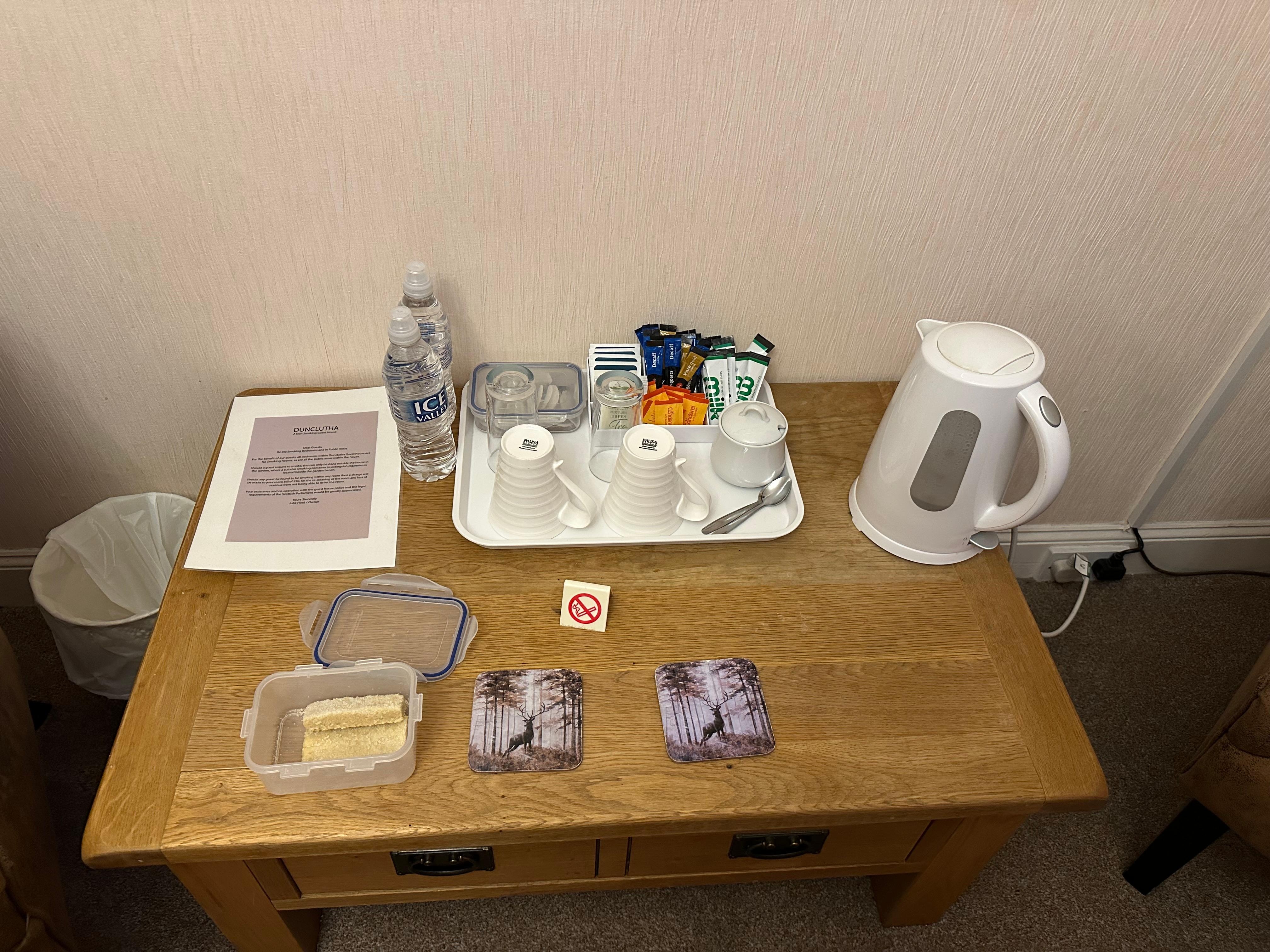 Fresh homemade shortbread and teas daily