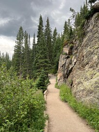 One of many trails through RMNP