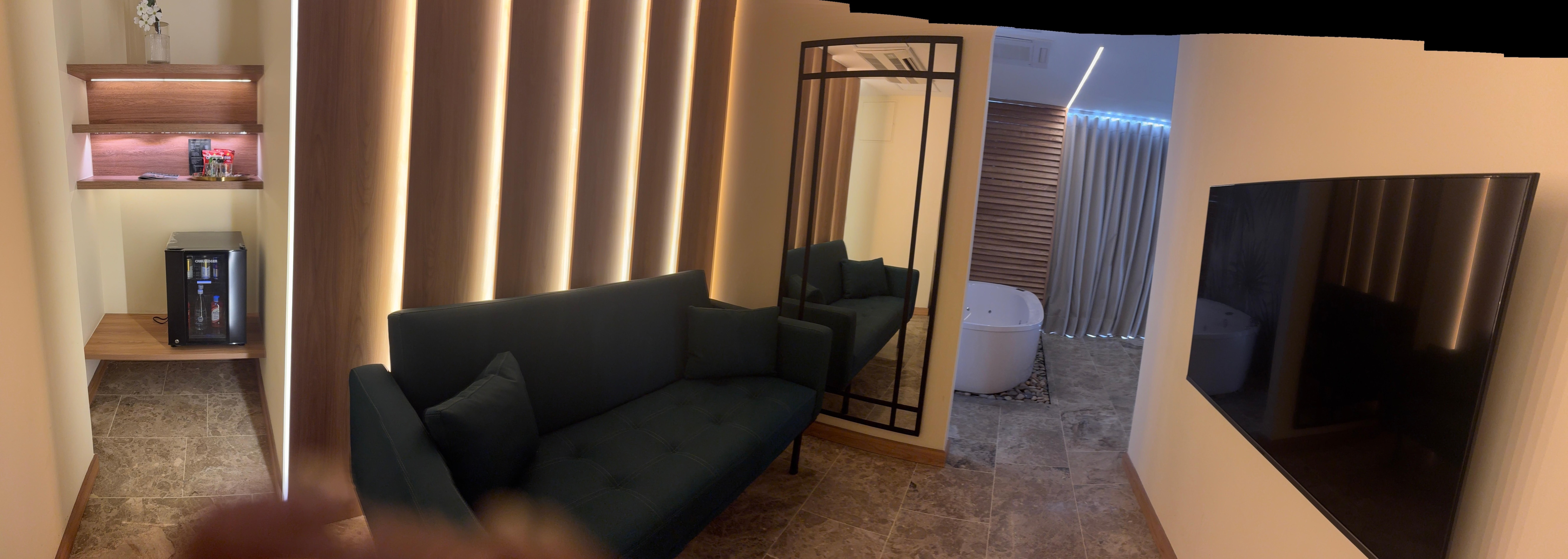 Panoramic view of the apartment 