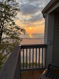 Sunset off the master balcony