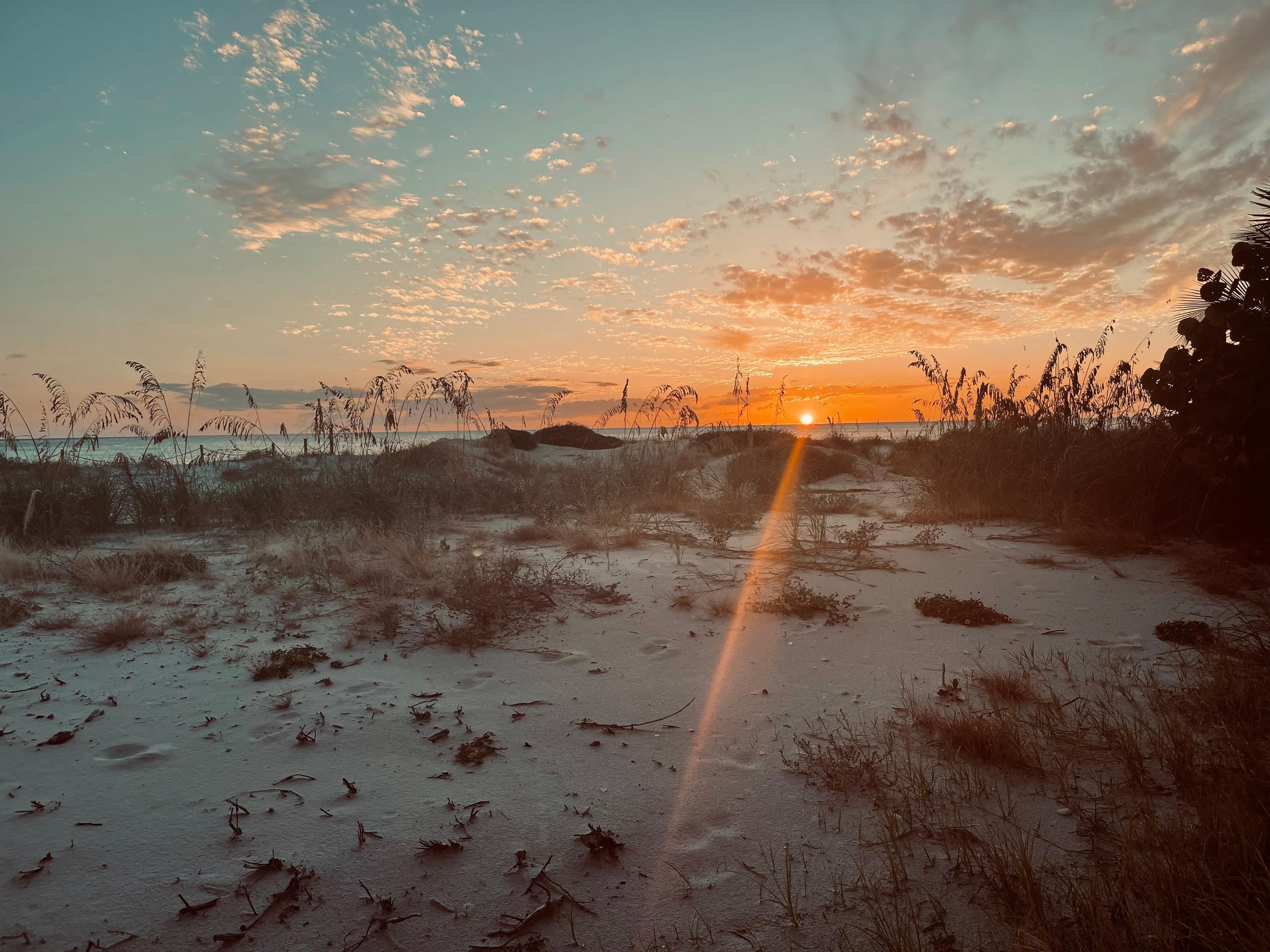 Sunset from the parking garage 