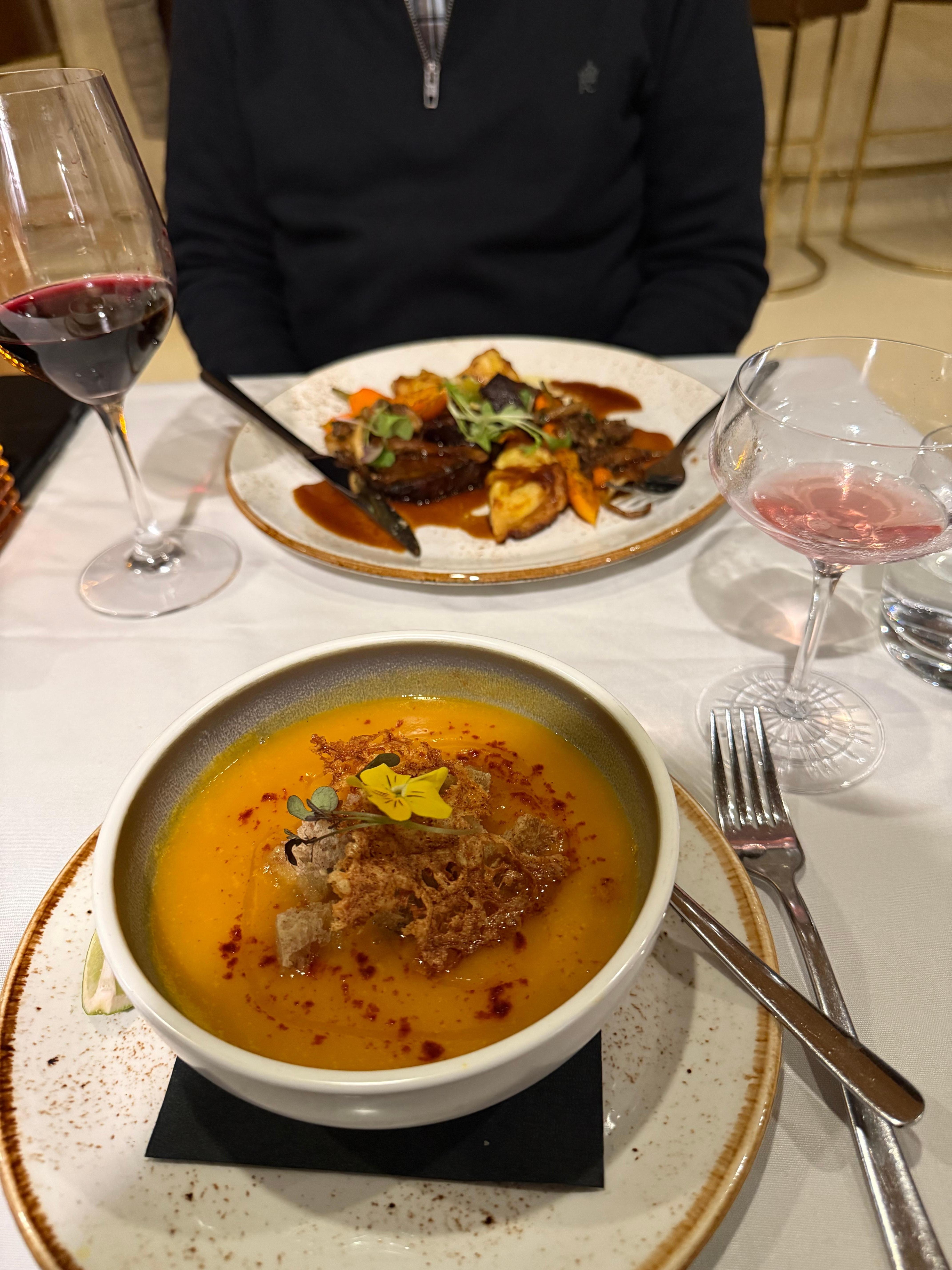 delicious selections of food and wine