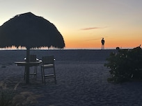 Sunset from the rear deck.