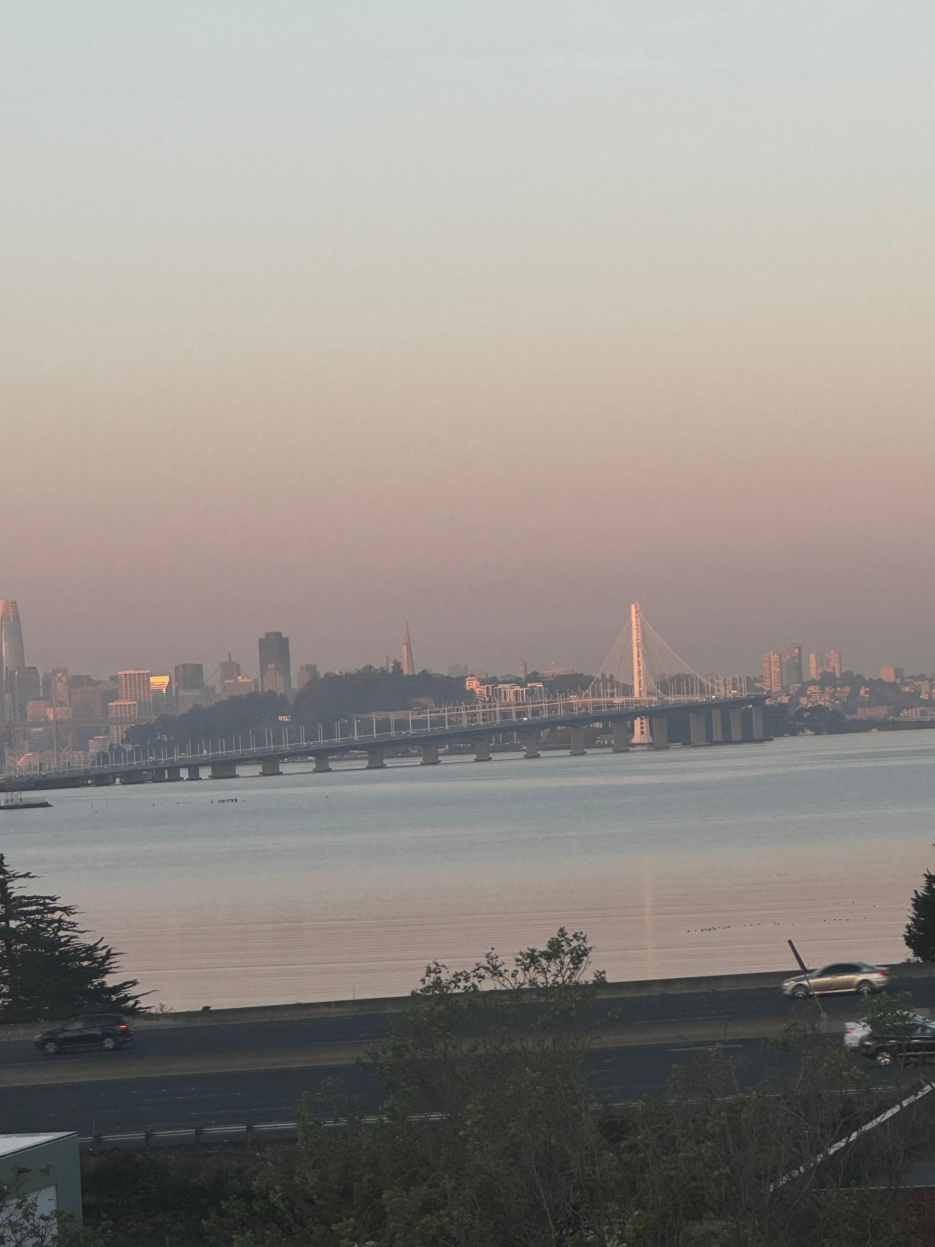 Morning View from our 7th Floor balcony