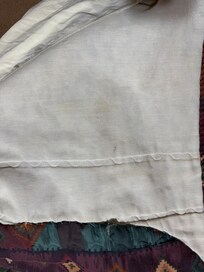 Stained bedding