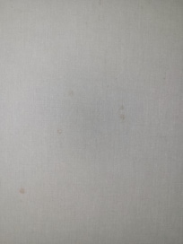 A bunch of red stains on the wall around the tv