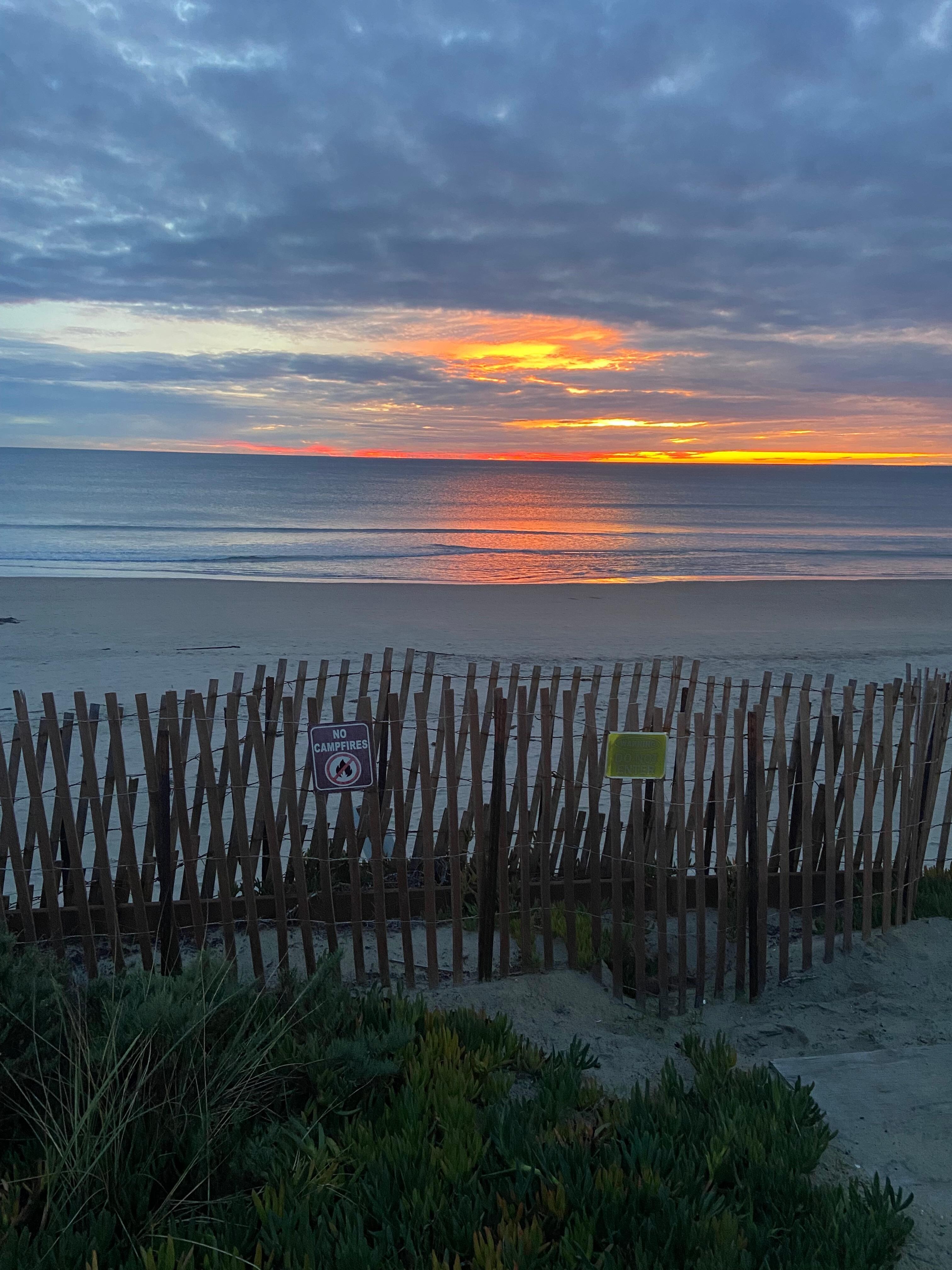 Sunset from the front room

