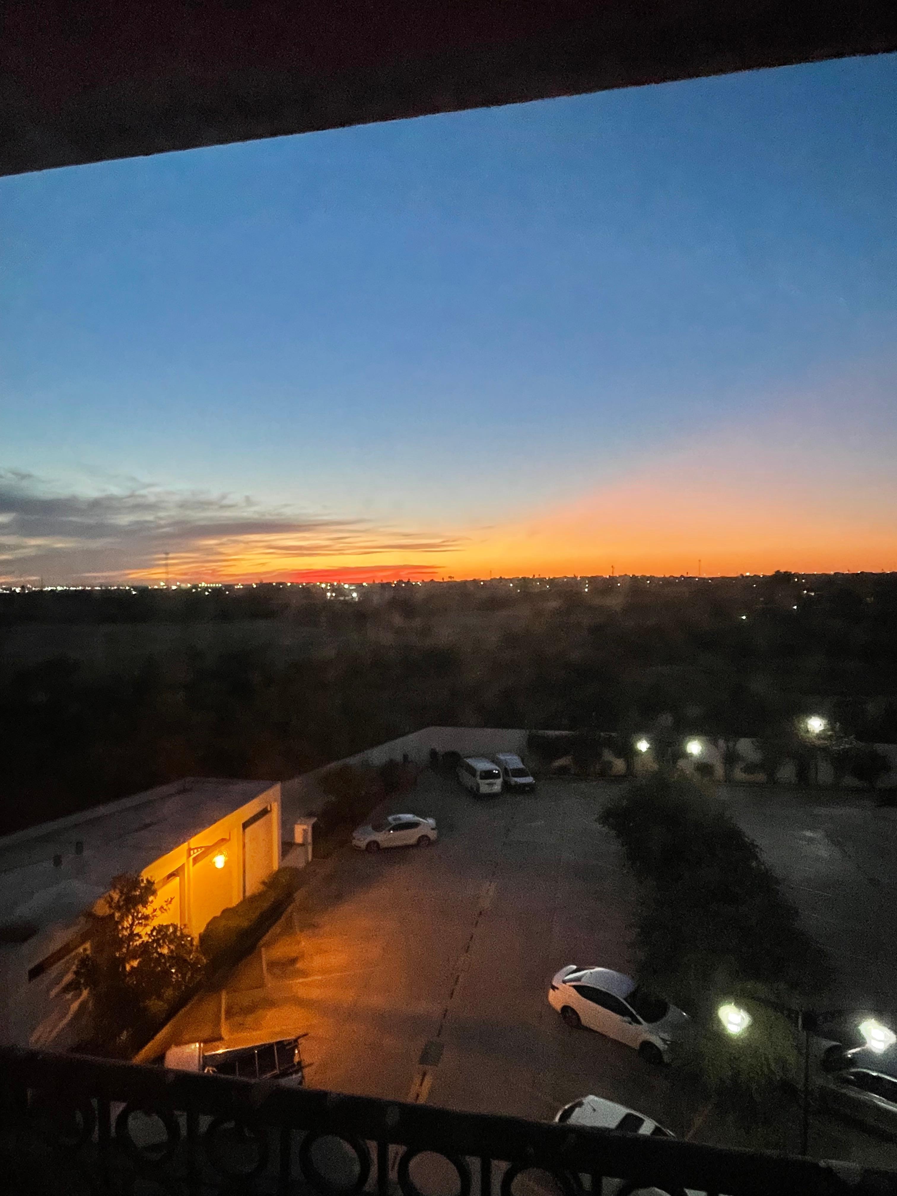 Vista desde una de las habitaciones 