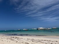 Beach was clean and well maintained