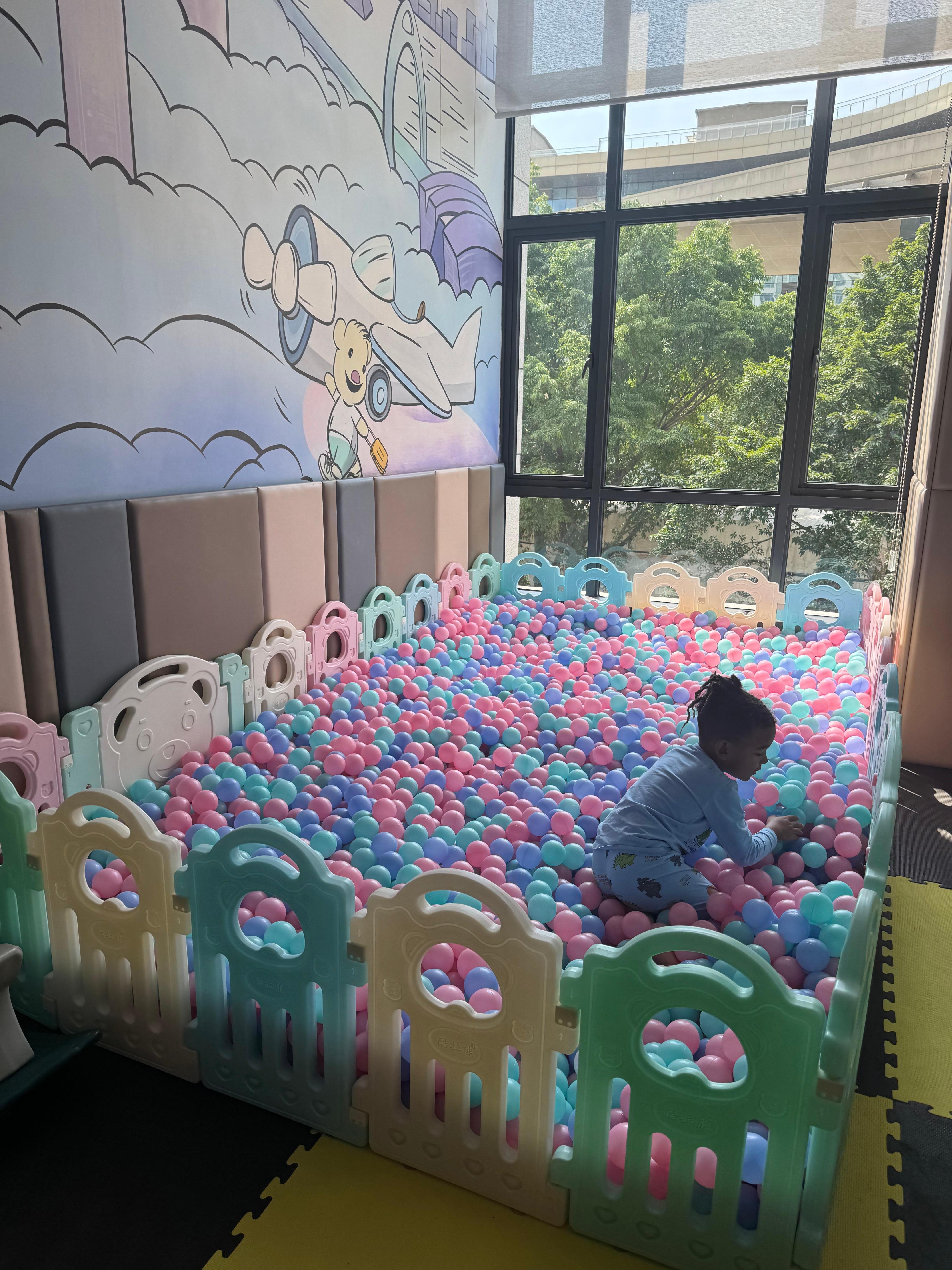 Kids play area in the hotel 