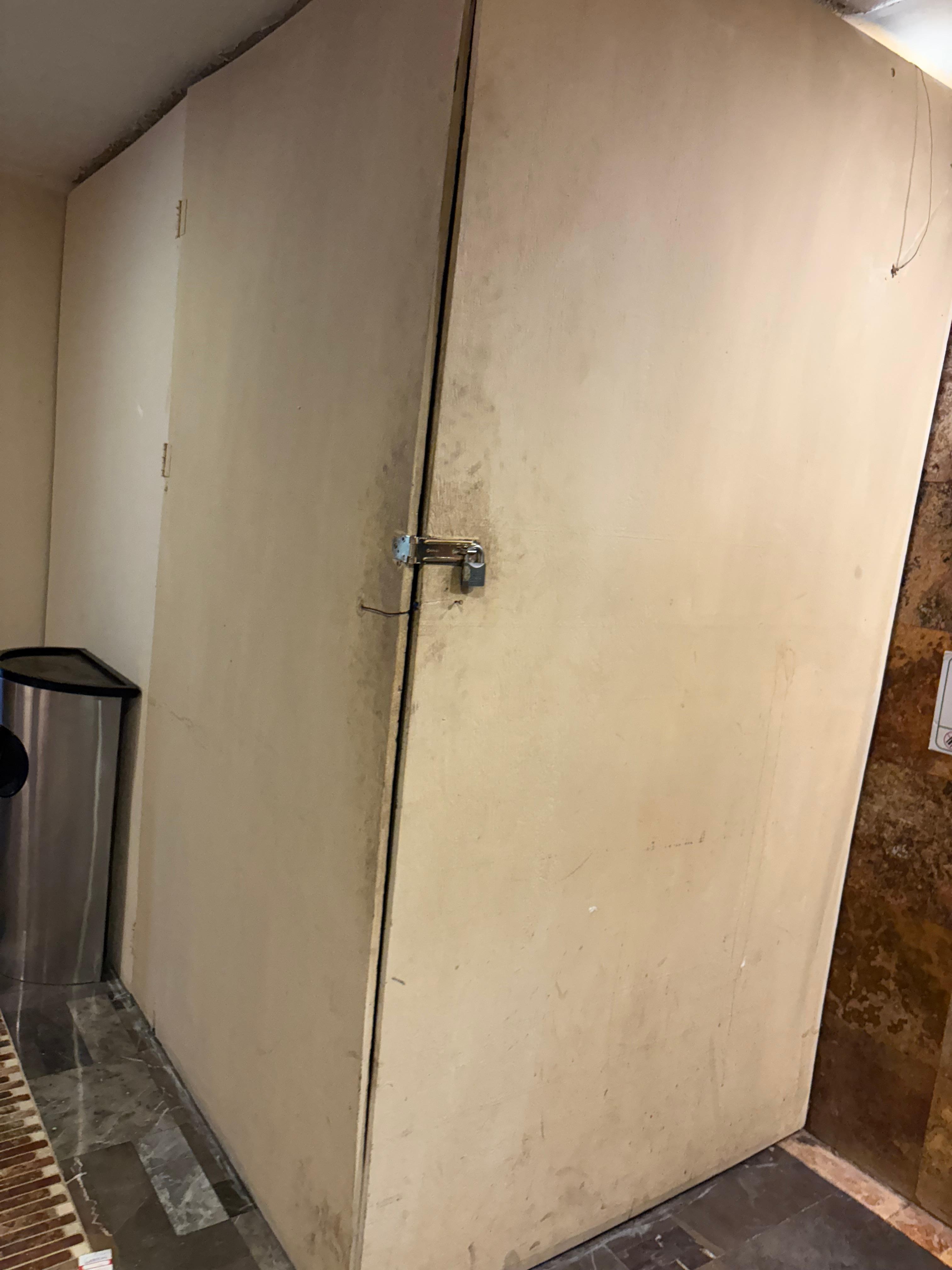 Next to elevator area