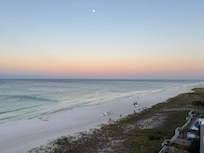 Early morning beach.