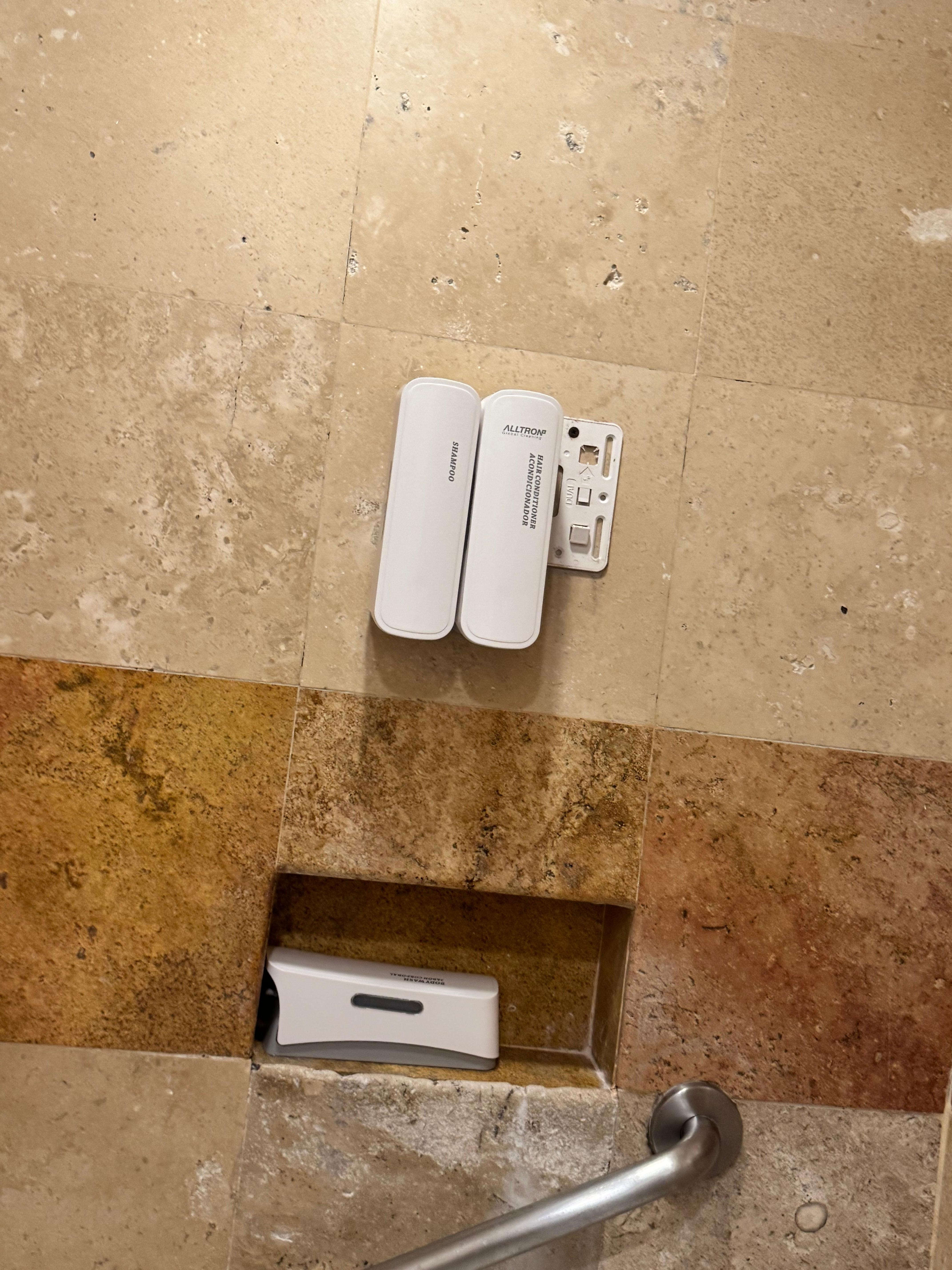 One touch and the dispensary fell off the wall