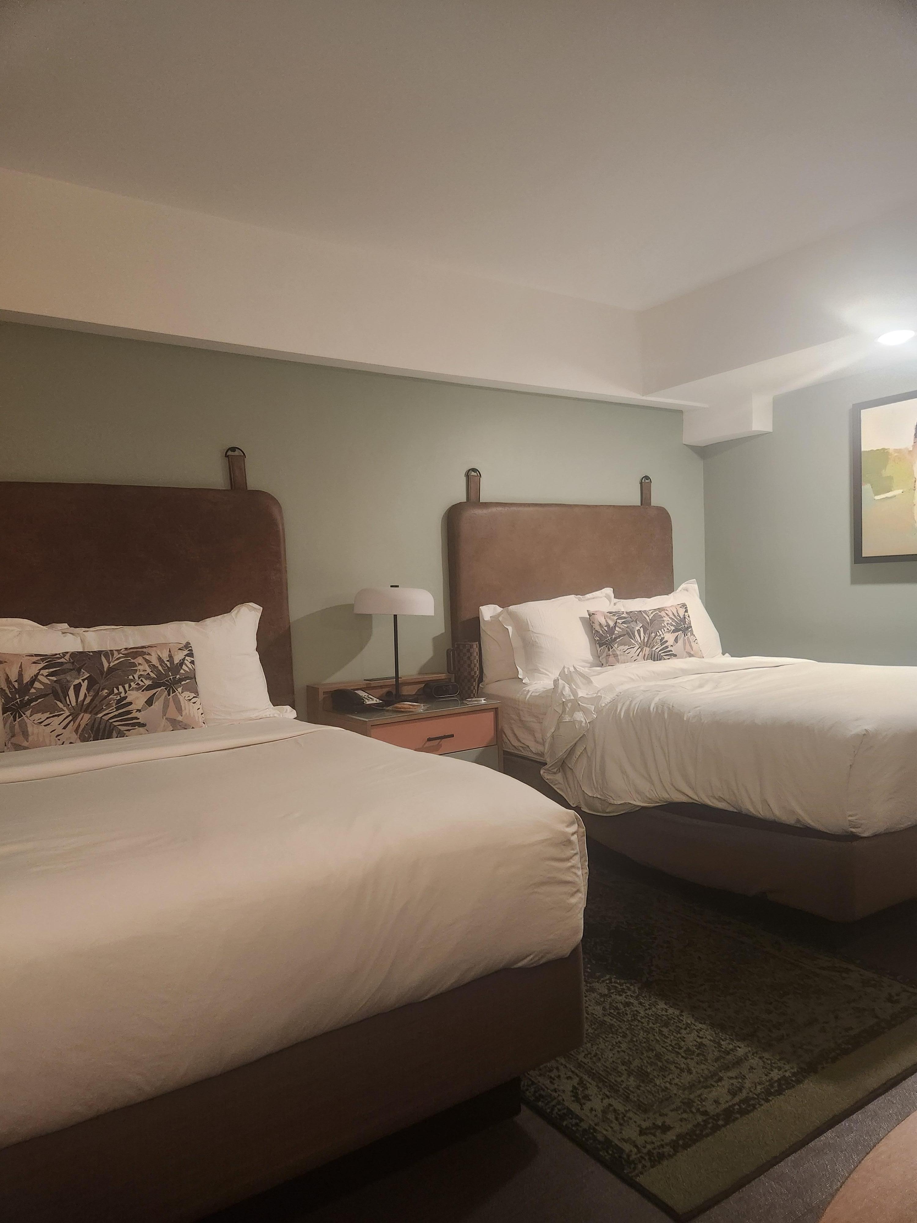 Standard room with 2 queen beds. 