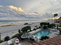 View from the upstairs balcony!