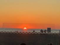 Sunset in Deauville
