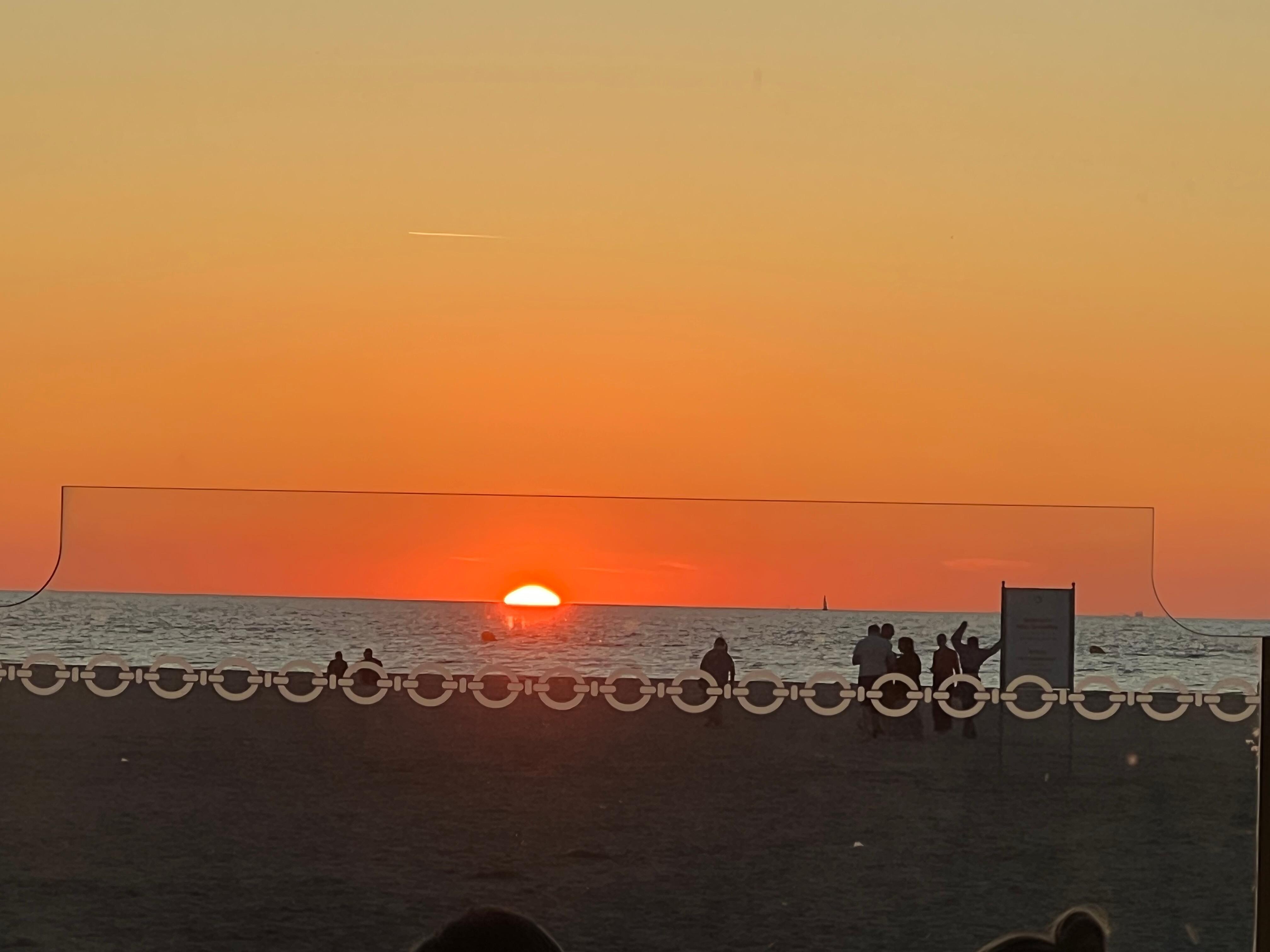 Sunset in Deauville