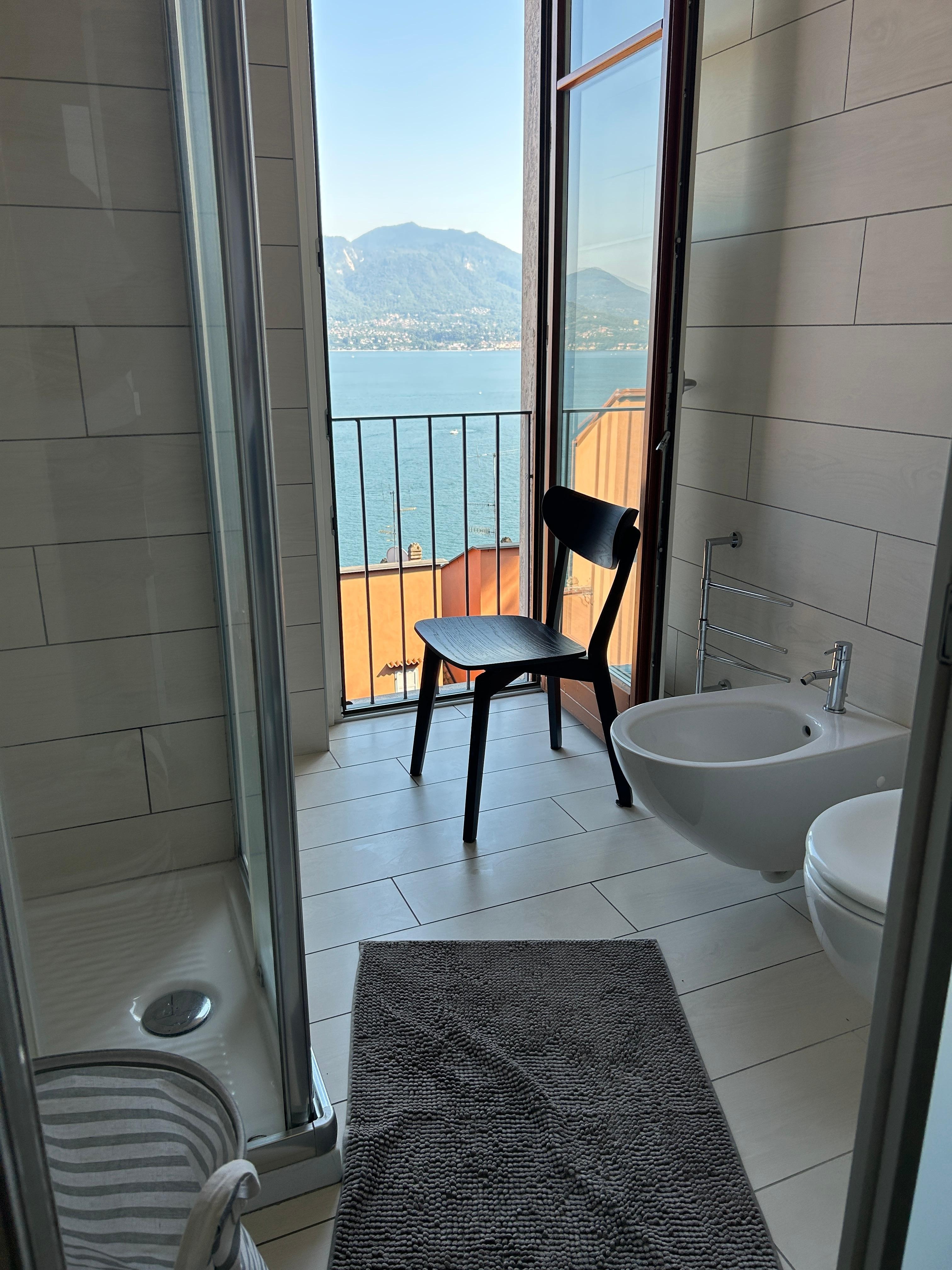 Blick aus dem Badezimmer 