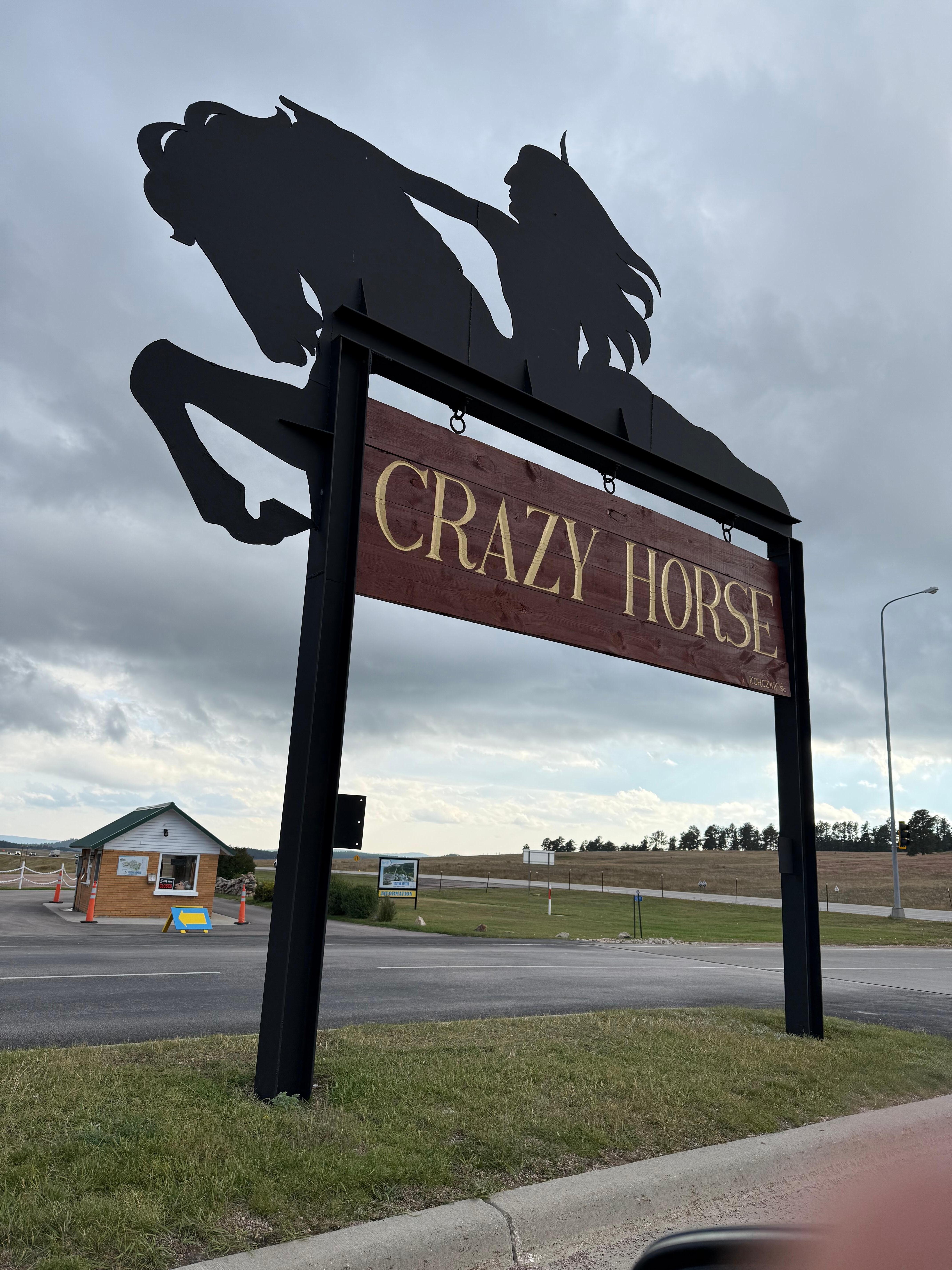 Crazy Horse Museum and carving