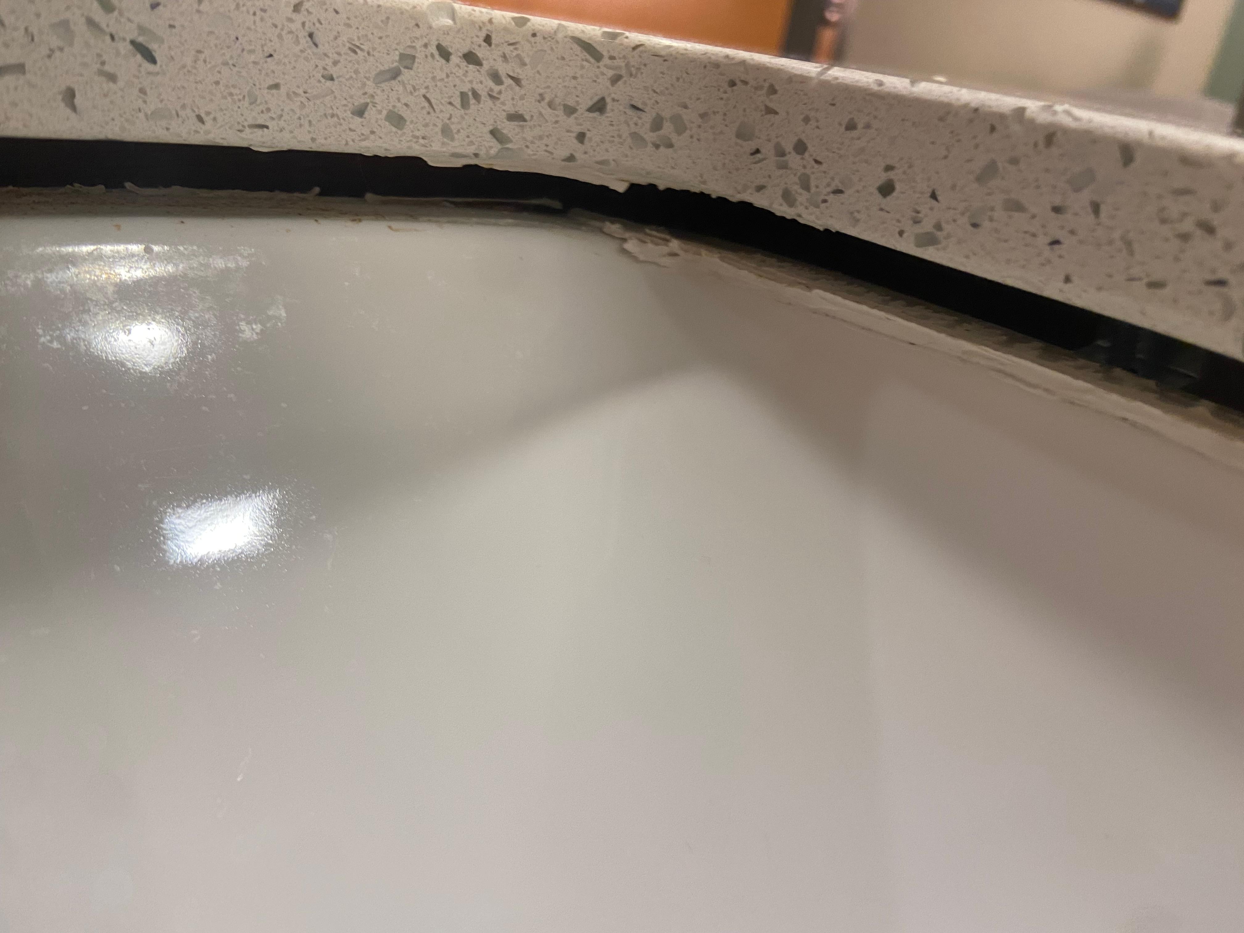 Sink was not attached to the counter