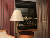 View from the hotel room window.