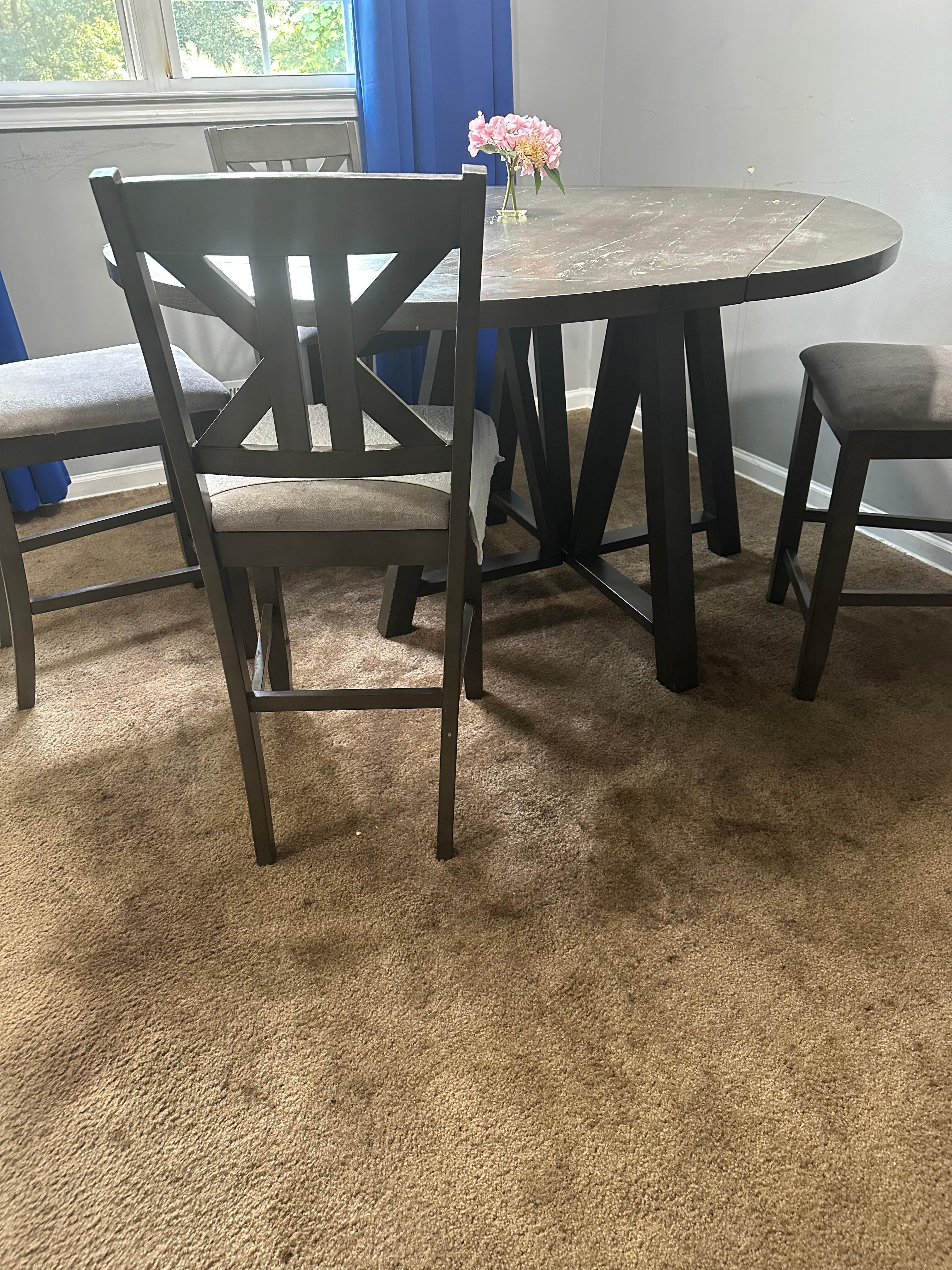 Stained floors