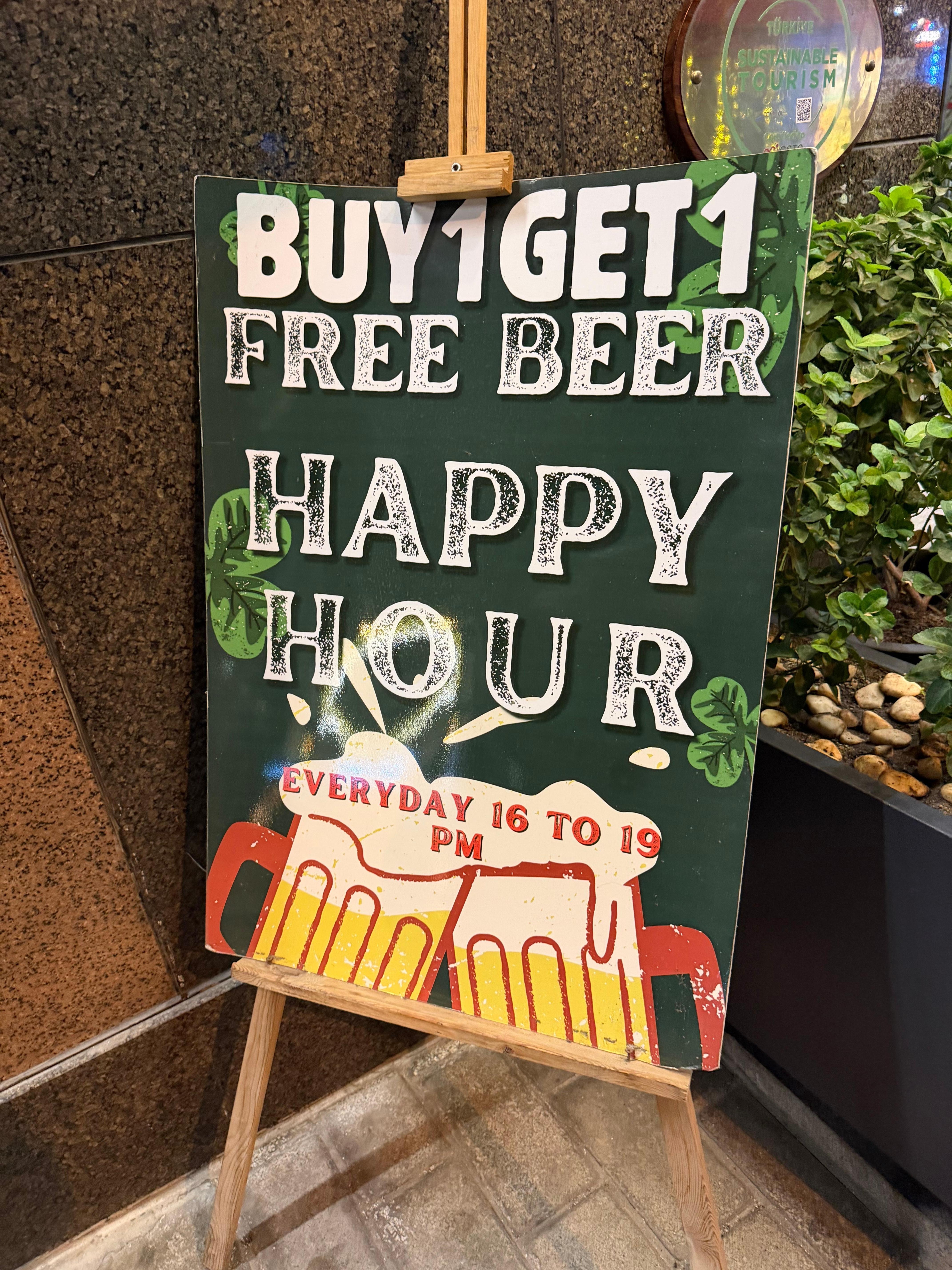 Happy hour was not the best