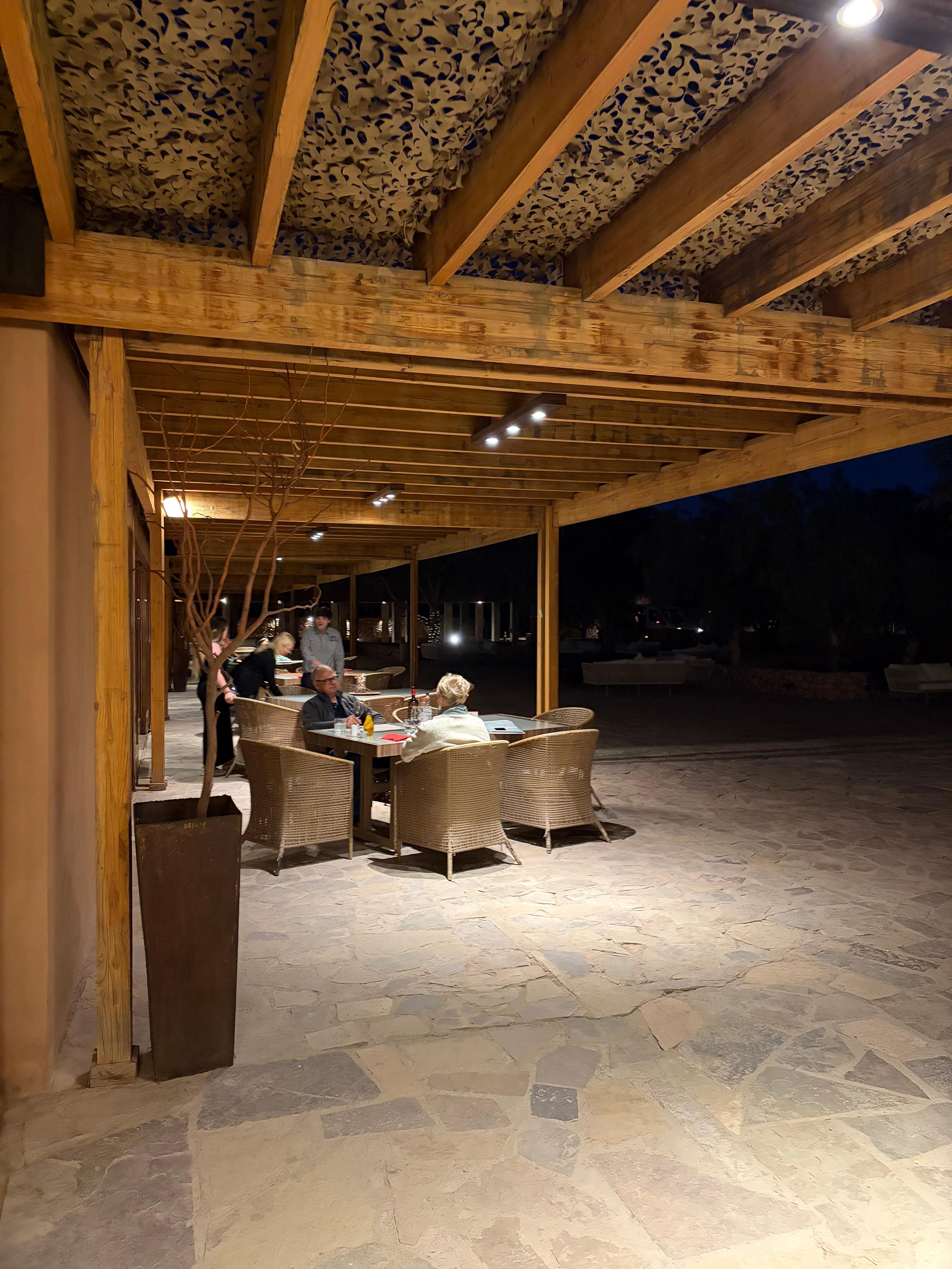 Lovely patio with comfortable seating